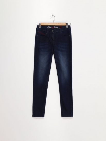 Прямі джинси S.Oliver модель 14804824225_т.синій — фото - INTERTOP