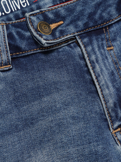 Прямі джинси S.Oliver модель 14812715378_синій — фото - INTERTOP