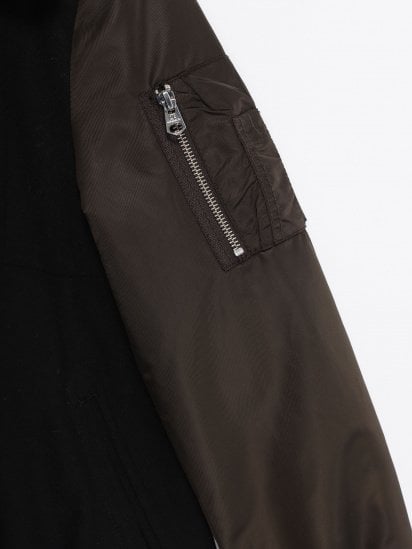 Демісезонна куртка S.Oliver модель 41709512828_чорний з хакі — фото - INTERTOP
