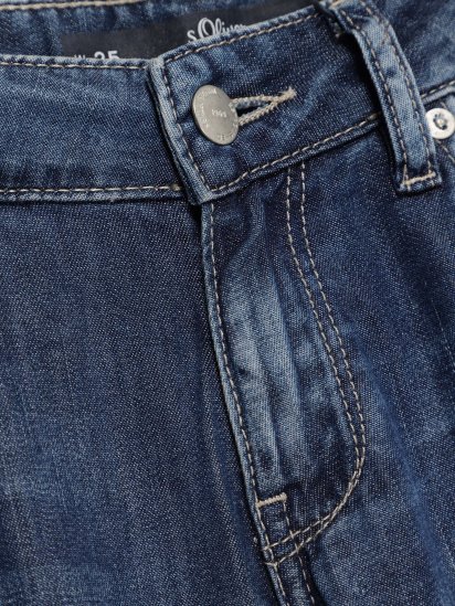 Прямі джинси S.Oliver модель 46604717695_синій — фото - INTERTOP