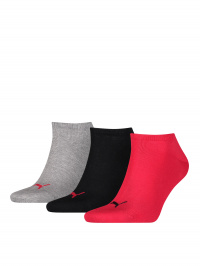 Чёрный - Набор носков PUMA Unisex Sneaker Plain 3P