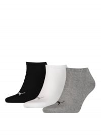 Серый - Набор носков PUMA Unisex Sneaker Plain 3P