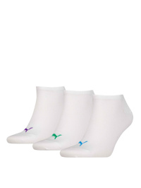 Білий - Набір шкарпеток PUMA Unisex Sneaker Plain 3p