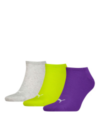 Фіолетовий - Набір шкарпеток PUMA Unisex Sneaker Plain 3p