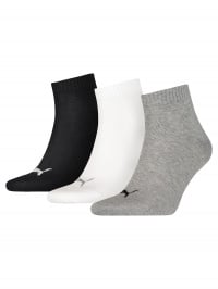 Сірий - Набір шкарпеток PUMA Unisex Quarter Plain 3p