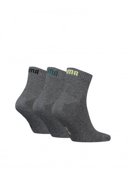 Набір шкарпеток PUMA Unisex Quarter Plain 3P модель 906978 — фото - INTERTOP