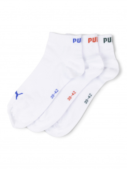 Набір шкарпеток PUMA Unisex Quarter Plain 3P модель 906978 — фото - INTERTOP