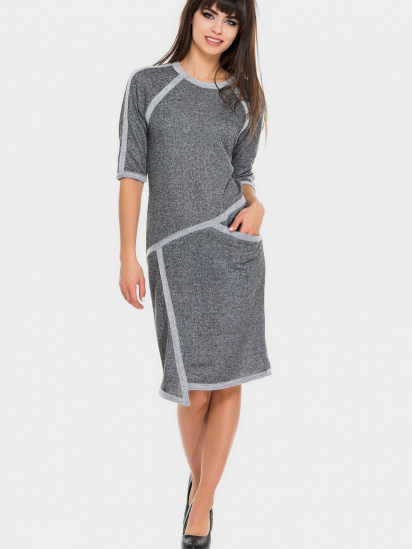Платья ISSA Plus модель 9275_grey — фото - INTERTOP