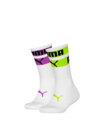 Белый - Набор носков PUMA Kids Logo Stripes Sock