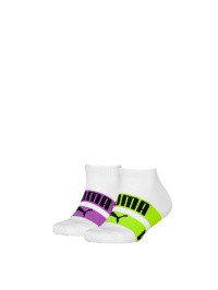 Білий - Набір шкарпеток PUMA Kids Logo Stripes Sneak