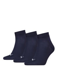 Синий - Набор носков PUMA Unisex Quarter Plain 3p