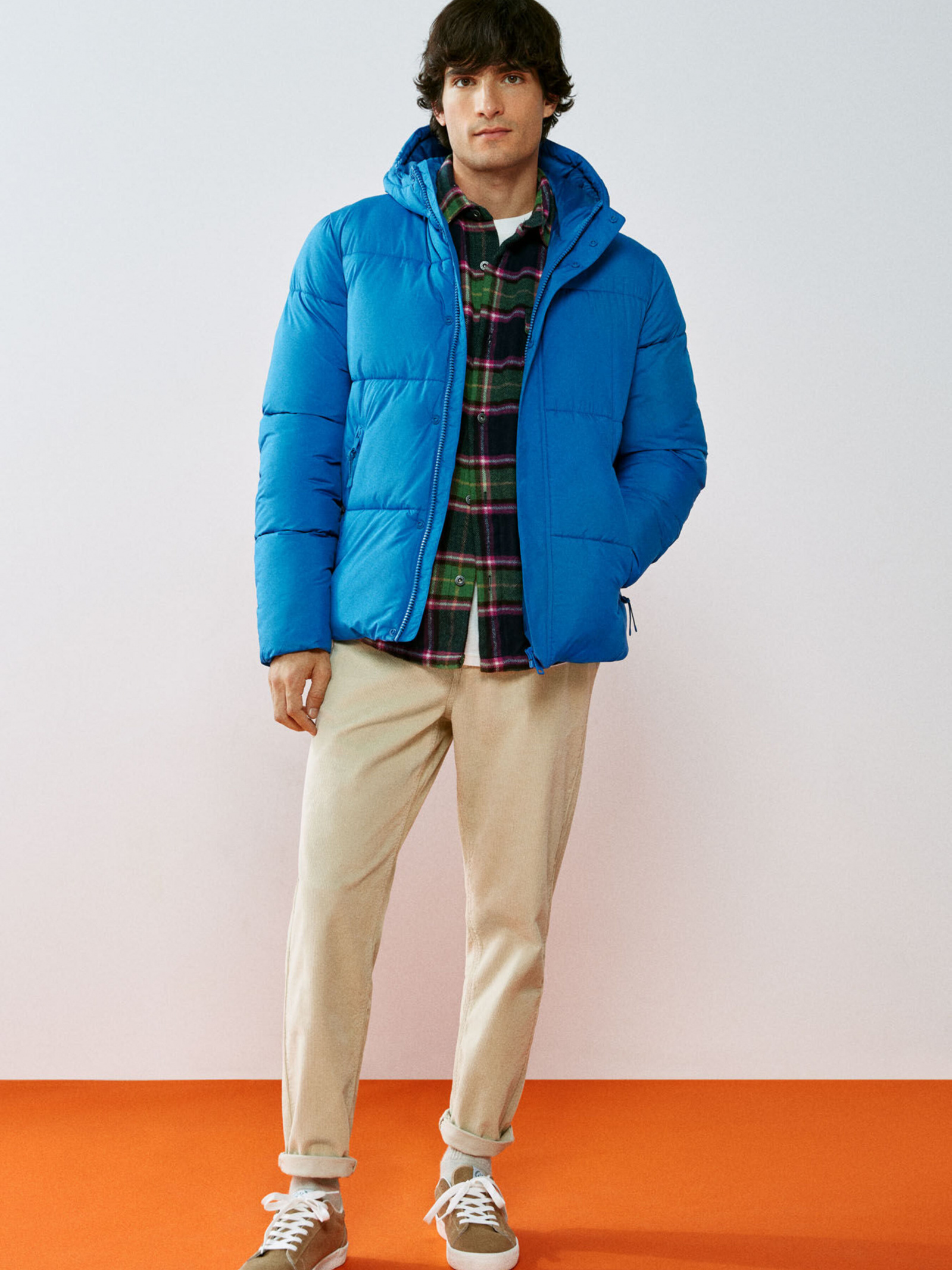 Зимняя куртка SPRINGFIELD 956391-18 для мужчин, цвет: Голубой - купить в  Киеве, Украине в магазине Intertop: цена, фото, отзывы