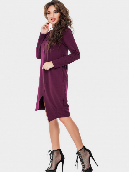Сукня міні ISSA Plus модель 9642_purple — фото 3 - INTERTOP