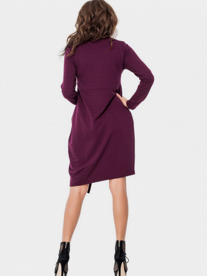 Сукня міні ISSA Plus модель 9642_purple — фото 6 - INTERTOP