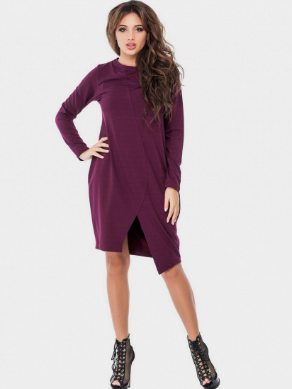 Сукня міні ISSA Plus модель 9642_purple — фото - INTERTOP