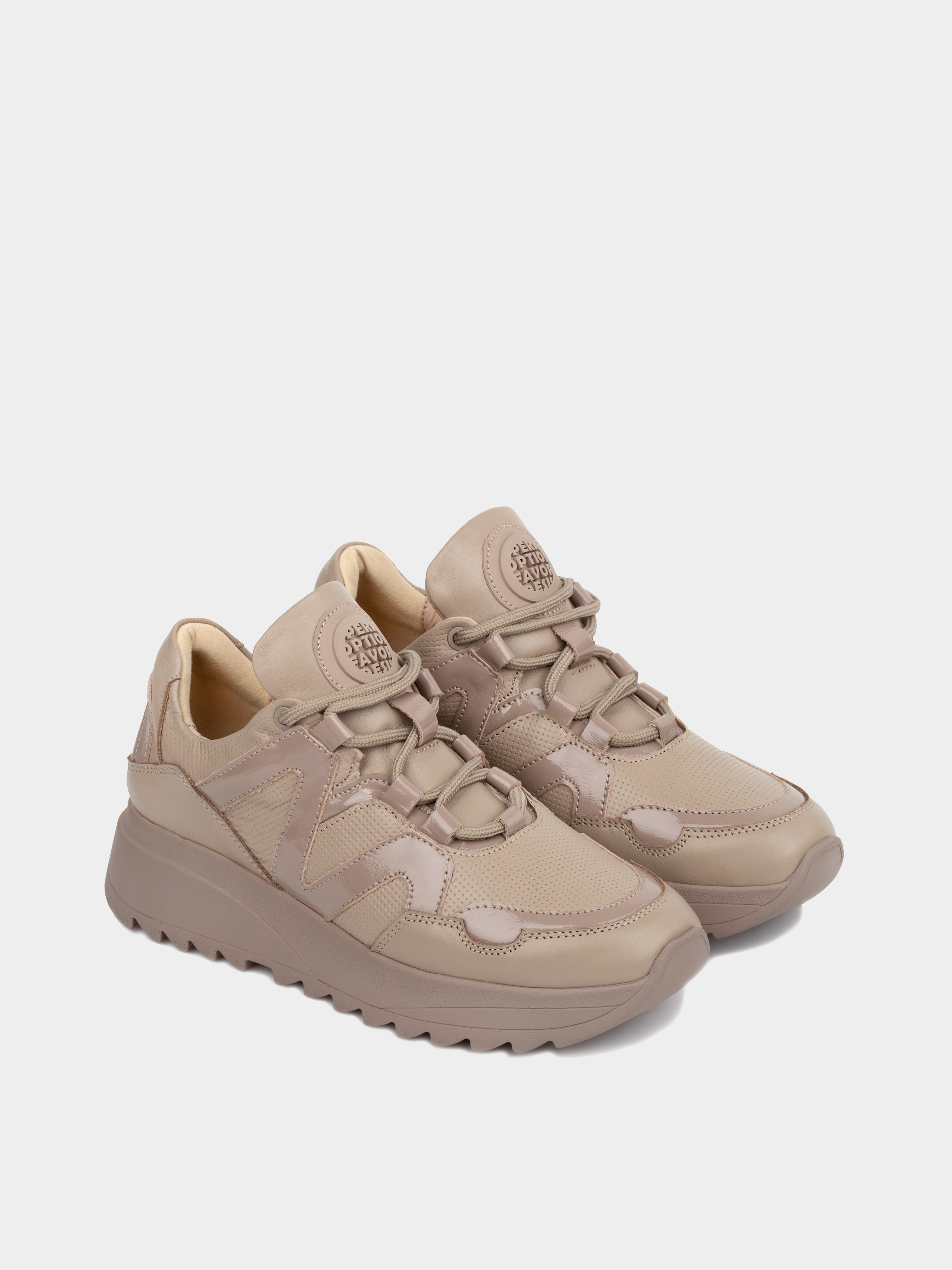 

AURA SHOES Кросівки для міста (97800) Жіноче, колір - Бежевий, матеріал - шкіра