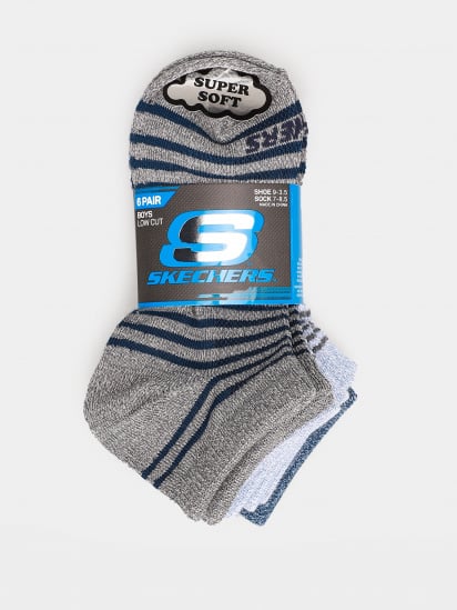Набір шкарпеток Skechers 6 Pair Low Cut модель S113779-037 — фото - INTERTOP