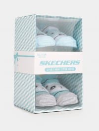 Голубой - Набор носков Skechers 2 Pair Cotton Booties