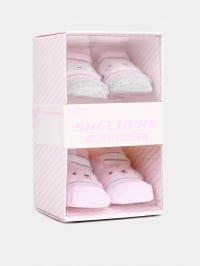 Розовый - Набор носков Skechers 2 Pair Cotton Booties