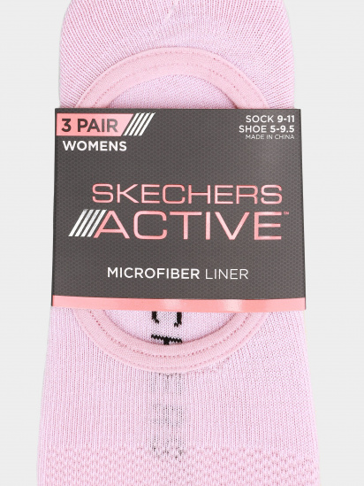 Набор носков Skechers 3 Pair Active Microfiber Liner модель S113837-683 — фото - INTERTOP