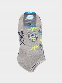 Сірий - Набір шкарпеток Skechers 3 Pair Cotton Low Cuts