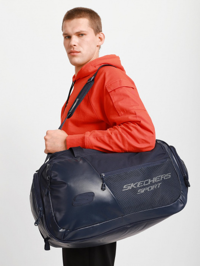 Дорожная сумка Skechers Accessories Small OTG Duffel Bag модель B0419 SCTW BLU — фото 6 - INTERTOP
