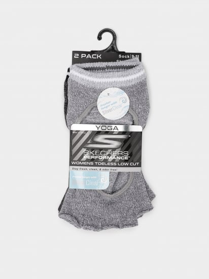 Набор носков Skechers Toeless Yoga Socks модель S117019-039 — фото - INTERTOP