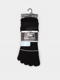 Чёрный - Набор носков Skechers Low Cut Toe Socks