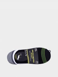 Чёрный - Набор носков Skechers Non Terry No Show Liner