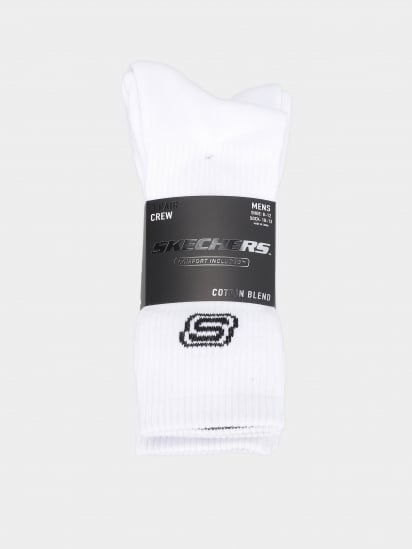 Набір шкарпеток Skechers Comfort Included Cotton Blend 3 Pair модель S117454-100 — фото - INTERTOP