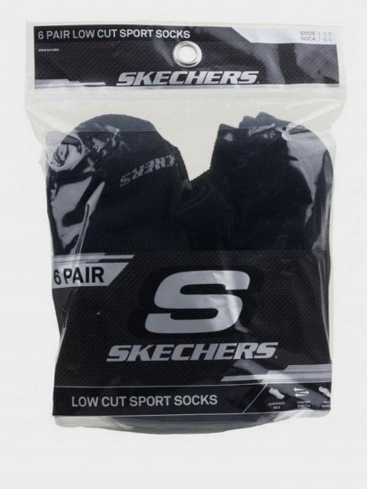 Набор носков Skechers 6Pk Low Cut Sport модель S104957-001-7 — фото - INTERTOP