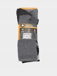 Чорний - Набір шкарпеток Skechers Work Abrasion Protection