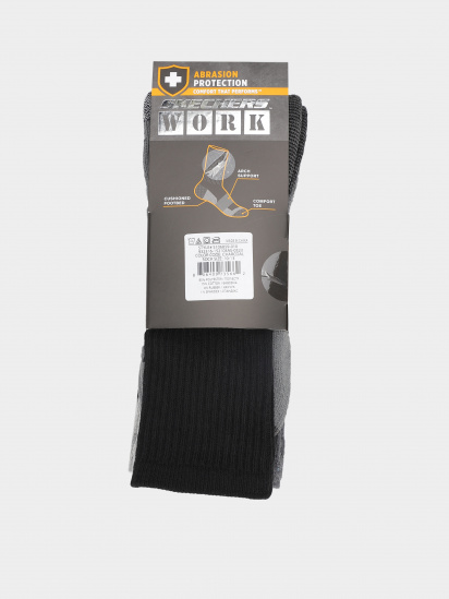 Набор носков Skechers Work Abrasion Protection модель S106859-010 — фото - INTERTOP