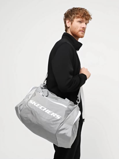 Дорожная сумка Skechers Small Weekender Dufe Bag модель SKCH8476 UGRY — фото 6 - INTERTOP