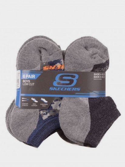 Набір шкарпеток Skechers 6 Pair Low Cut модель S110111-410-5 — фото - INTERTOP