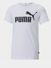 Білий - Футболка PUMA ESS Logo Tee B
