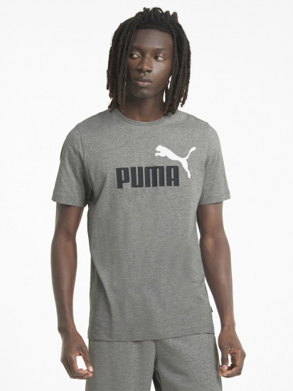 Футболка PUMA Essentials+ 2 Colour Logo модель 58675903 — фото - INTERTOP