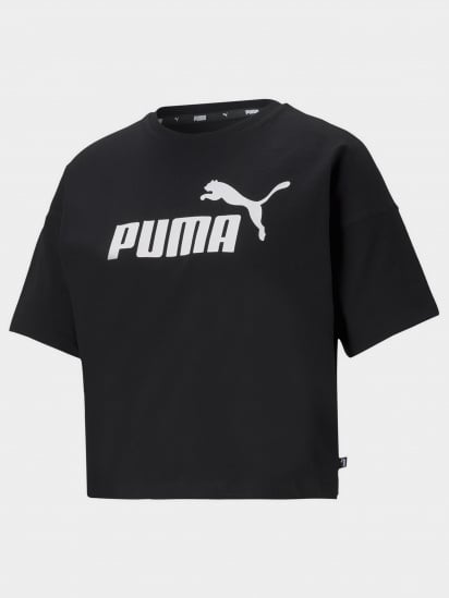 Футболка PUMA Essentials Logo Cropped модель 58686601 — фото 4 - INTERTOP