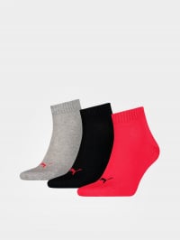 Червоний - Набір шкарпеток PUMA Quarter Plain