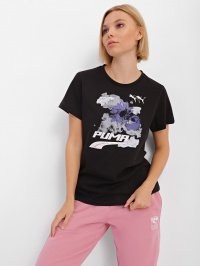 Чёрный - Футболка PUMA EVIDE Graphic