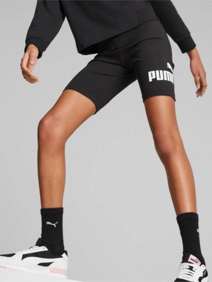 Легінси спортивні PUMA ESS+ Logo Short Leggings модель 67349701 — фото - INTERTOP