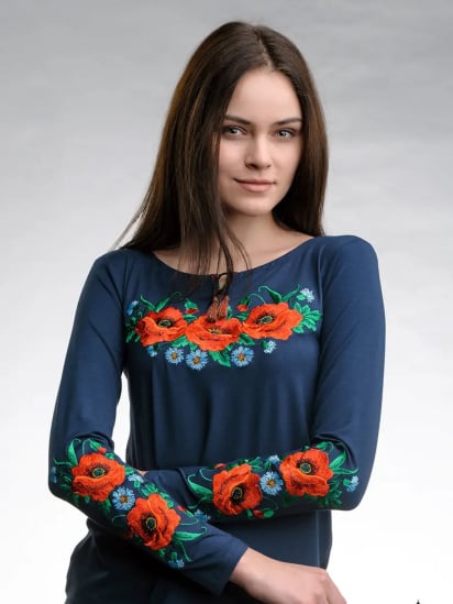 Вышитая рубашка Melanika модель 1375575531 — фото 3 - INTERTOP
