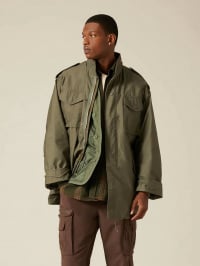 Зелёный - Демисезонная куртка Alpha Industries M-65 HERITAGE