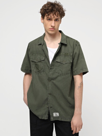 Зелёный - Куртка-рубашка Alpha Industries Washed Fatigue Shirt Jacket
