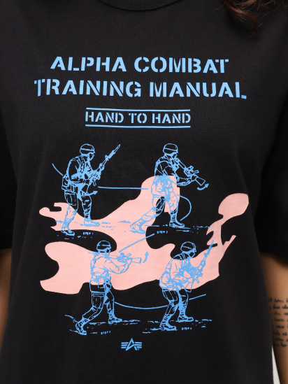 Футболка Alpha Industries Alpha Training Manual Tee модель UTA54017PK_001 — фото 4 - INTERTOP