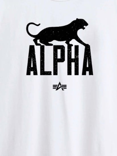 Футболка Alpha Industries Alpha Leopard Tee модель UTA54019PK_100 — фото 6 - INTERTOP