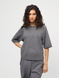 Серый - Свитшот Alpha Industries Short Sleeve Quilted Sweatshirt W