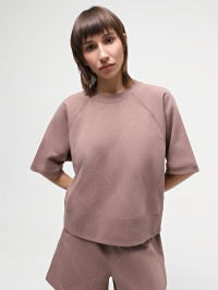 Сиреневый - Свитшот Alpha Industries Short Sleeve Quilted Sweatshirt W