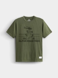 Зелёный - Футболка Alpha Industries