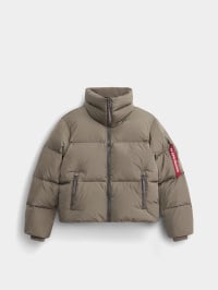 Коричневий - Пуховик Alpha Industries